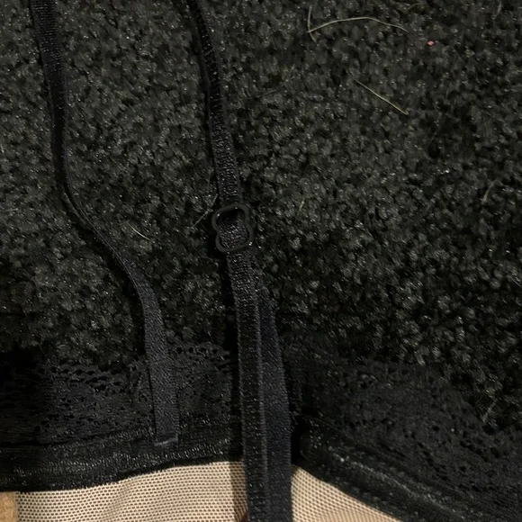 White Fox Pink and Black Lace Bustier - Picture 7 of 11